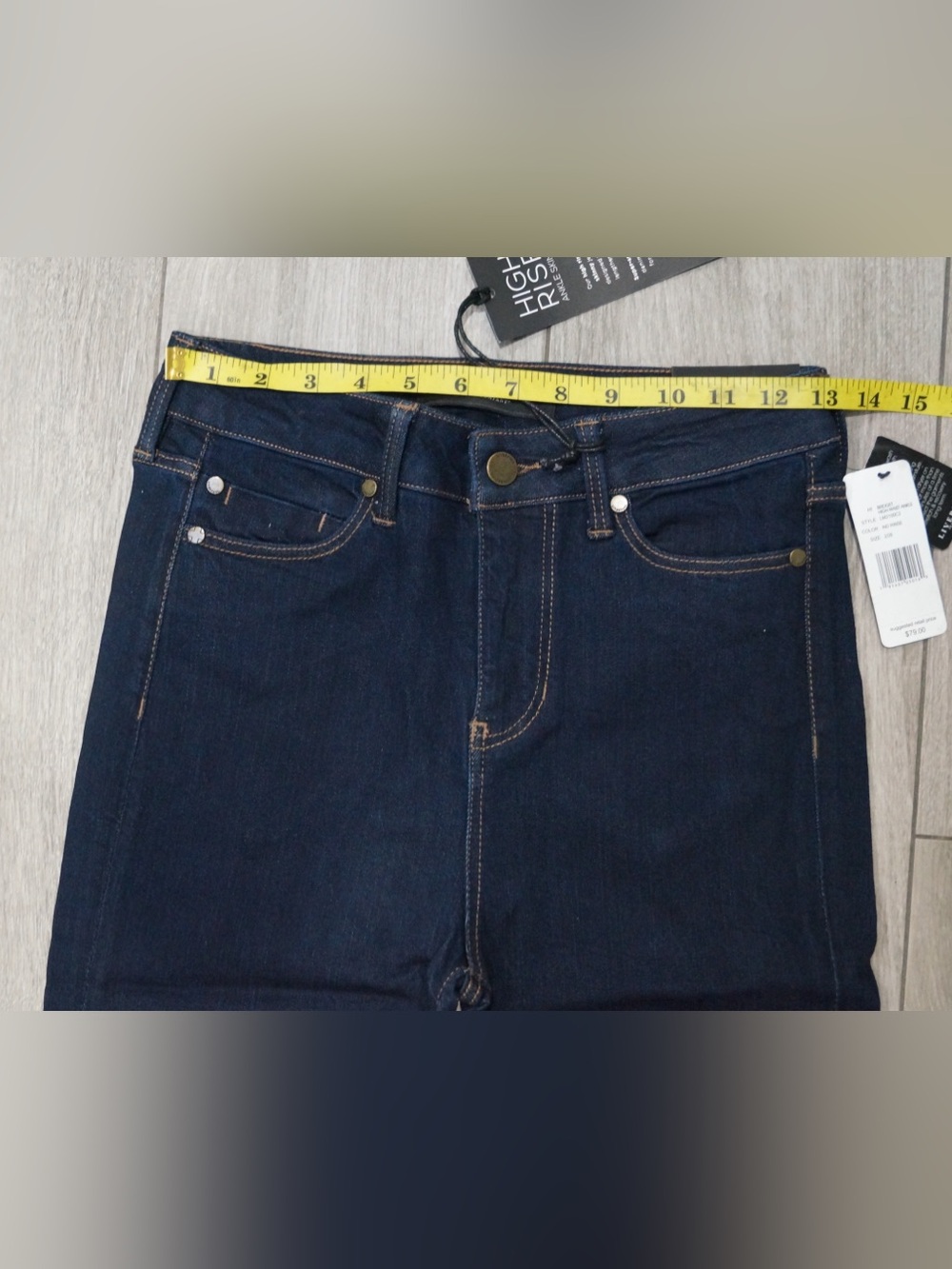 Liverpool Jeans Company Indigo High-Rise Skinny Jeans - Picture 3 of 12